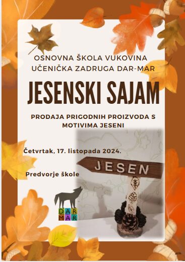 Jesenski sajam u našoj školi