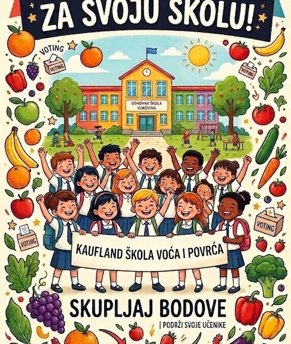 Podržite našu školu u natjecanju „Kaufland škola voća i povrća“!